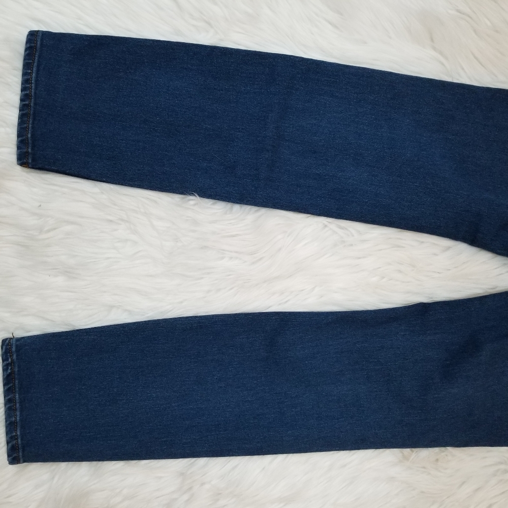 FREE PEOPLE Medium Blue Skinny jeans SIZE W27, With Pockets. - Picture 7 of 17